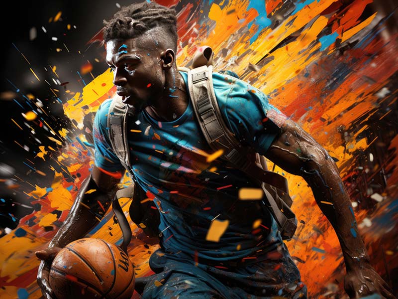 禁区被进太多了！日本男篮传导几次后，跑出机会轻松上篮！